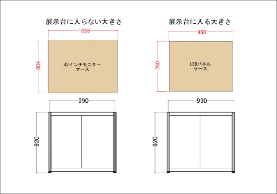 展示台のサイズ01